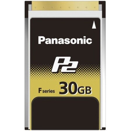 Panasonic 30 Gb P2 Card. F Series. Supports Avc-Intra Class 200 Of The AJ-P2E030FG